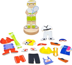 Magnetisches Anziehpuzzle Sportaktivitäten Bigjigs Toys