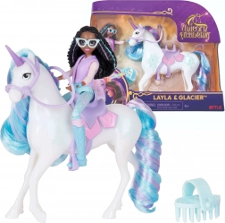 Unicorn Academy Layla und Einhorn Glacier – Spielset mit Zubehör