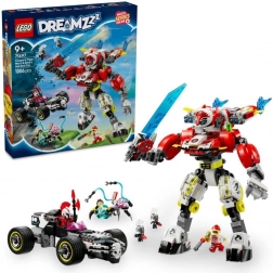 LEGO DREAMZzz 71497 Coopers Tiger-Roboter und Zeros Hot Rod
