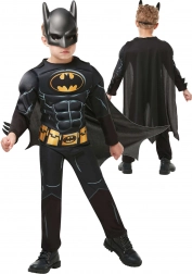 Kinderkostüm BATMAN schwarz 110–116 cm (5–6 Jahre)