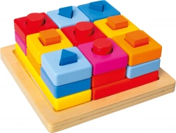 Bino Einlegetafeln mit bunten Formen