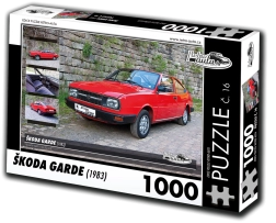 Puzzle RETRO-AUTA Škoda Garde 1983, 1000 Teile