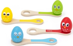 Holzspiel Eier auf Löffeln Viga Toys