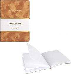 Elegantes Notizbuch in Karamell