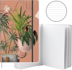 Notizblock mit Blattmotiv A5