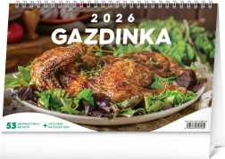 Tischkalender Gazdinka 2026, 23,1 × 14,5 cm
