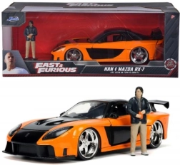 Schnell und wütend Modellauto 1997 Mazda RX-7 mit Figur Han Lue