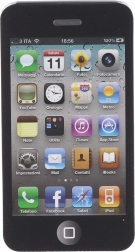 Liniertes Notizbuch in iPhone-Form