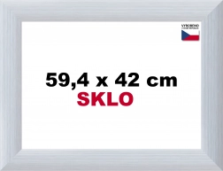 Aluminiumrahmen für Puzzles 59,4 x 42 cm - silber