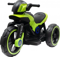 Elektrisches Kinder-Motorrad Baby Mix Police grün