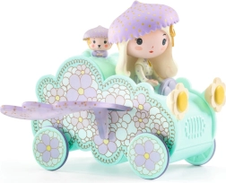Tinyly Figur Jil und Jerry mit magischem Wolken-Autowägelchen
