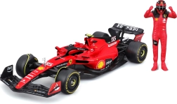 Ferrari F1 SF-23 1:24 mit Fahrerfigur und Vitrinenbox von Bburago