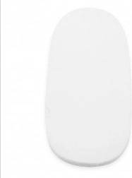 Frottee-Wasserdichtes Spannbettlaken für den Kinderwagen mit Gummizug NEW BABY 35 × 75 cm weiß