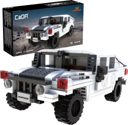 CaDA Humvee weißes Geländewagen-Bauset