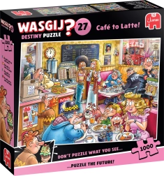 Puzzle Wasgij Destiny 27: Kaffeehaus Latte 1000 Teile