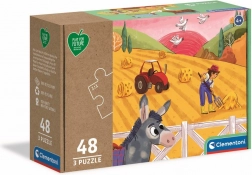 Puzzle CLEMENTONI Play for Future – Tiere auf dem Bauernhof 3×48 Teile