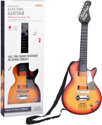 Elektrische Kinder-Gitarre Melodie Licht + Gurt IN0169 CI