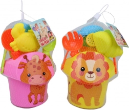 Sandspiel-Set mit Tierfigur 7 Stk.