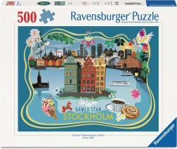 Ravensburger Puzzle Altstadt Stockholm 500 Teile