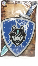 Schaumschwert und -schild Fuchs für Kinder