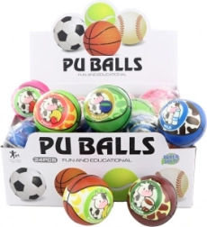 Schaumball mit Kuhmotiv 7 cm