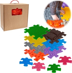 Woopie orthopädische sensorische Matte Puzzle 7 Stk. + 4 kleine