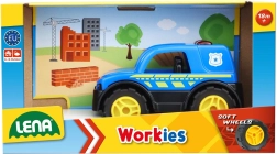 LENA Workies Polizeiauto 12 cm