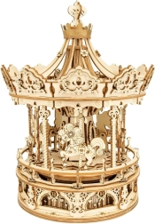Holzkarussell - 3D Puzzle mit Spieluhr