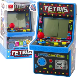 Mini Retro Tetris Automat blau