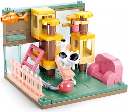 Sluban Mini Bausteinset Katzenecke
