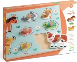 DJECO Einlegepuzzle Bauernhoftiere