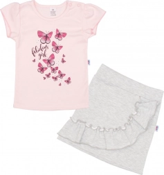 Baby-T-Shirt mit Röckchen New Baby Butterflies 80 (9–12 Monate)