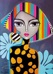 Puzzle Buntes Mädchen 1000 Teile MAGNOLIA