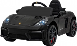 Elektrisches Kinderauto Porsche 718 Spyder RS – schwarz