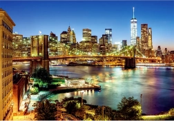 Puzzle Lichter über der Brooklyn Bridge 6000 Teile