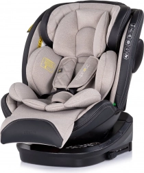 Kinderautositz Chipolino Hypnotic i-Size 40–150 cm mit Isofix und 360° drehbarer Basis – Tiramisu