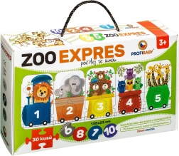 Puzzle ZOO Express - Zähle mit mir 30 Teile