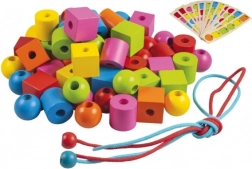 Detoa Fädelperlen aus Holz für die Kleinsten