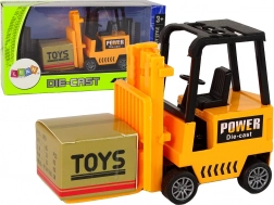 Oranger friktionsbetriebener Gabelstapler