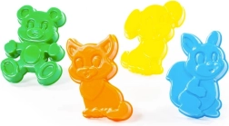 Sandförmchen-Set Tiere, 4 Stück