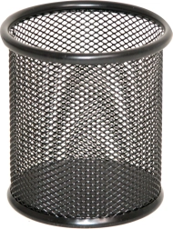 Schwarzer Bürostifthalter