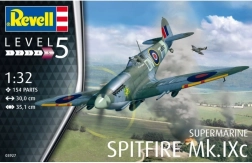 Plastikmodell des Flugzeugs Spitfire Mk.IXC zum Zusammenbauen