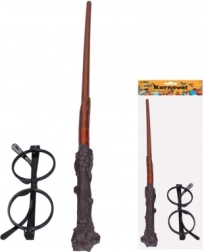 Zauberstab und Brille Wiky für Kinder