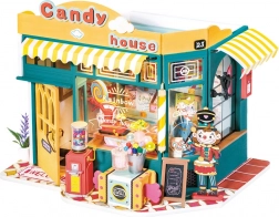 ROBOTIME ROLIFE CANDY HOUSE – 3D DIY Miniatur-Konditorei mit LED-Beleuchtung