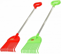 Kinderharke mit Metallstiel
