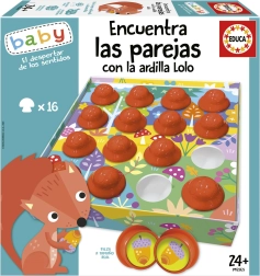 EDUCA Baby Suche die Paare mit Eichhörnchen Lolo