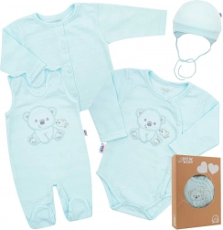 Neugeborenen-Set für die Entbindung New Baby Sweet Bear blau 56 (0–3 M)