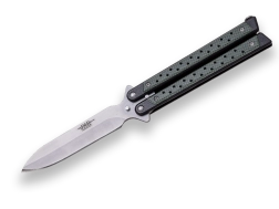 Joker Butterfly Taschenmesser Balisong 10,5 cm, synthetischer Griff