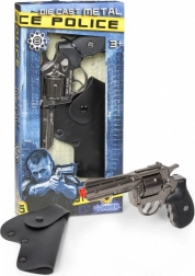 Polizeirevolver aus Metall mit Holster Gonher