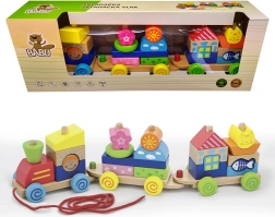 Faltbarer Holzzug für Kinder